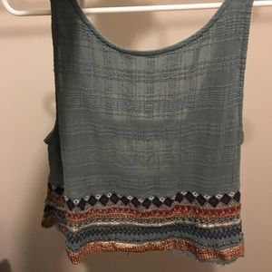 Urban Outfitter multicolor beaded shirt